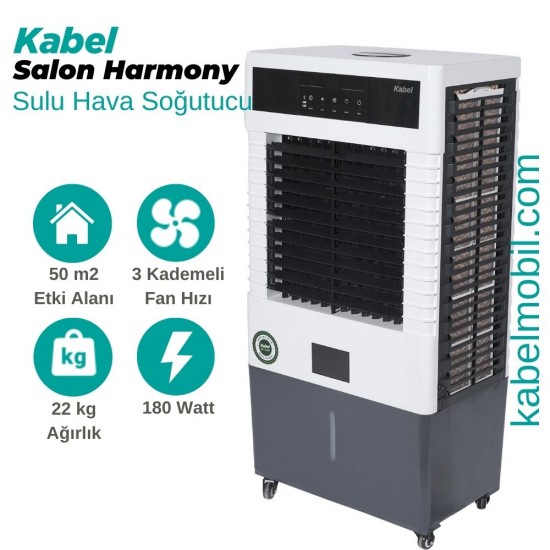 KABEL SALON HARMONY 5000m3 Sulu Evaporatif Mobil Taşınabilir Sulu Hava Soğutucu